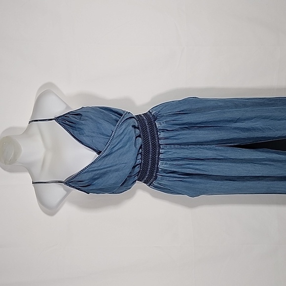 🩵 Sleeveless vneck  Pants Jumpsuit Size  XS - Picture 4 of 10